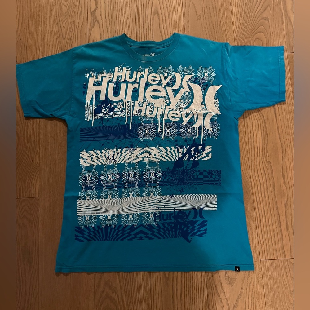 Hurley Teal Graphic Tee
